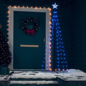 Christmas Cone Tree Blue 100 LEDs Decoration 2x6 ft